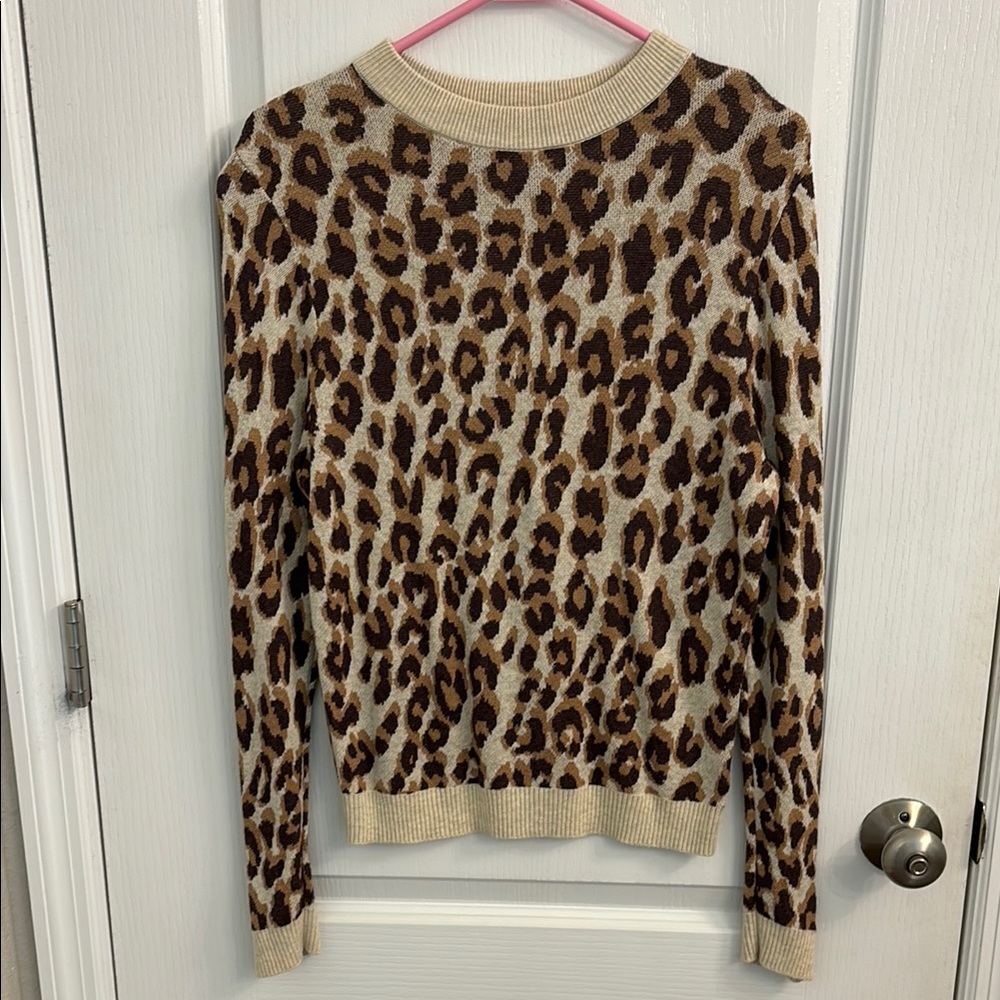 Leopard Print Sweater